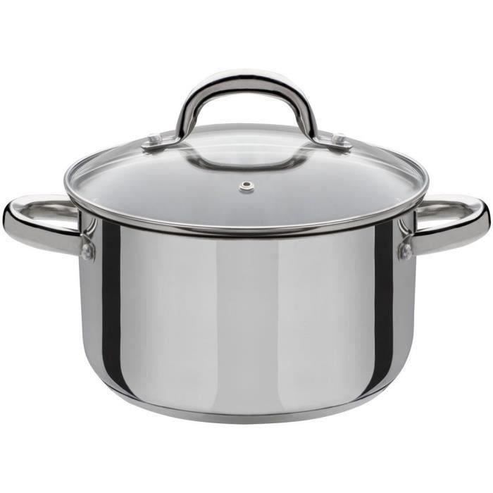 GSW MONTREAL Cookware Set - 10 Pieces - Stainless Steel - Induction Compatible 10-piece