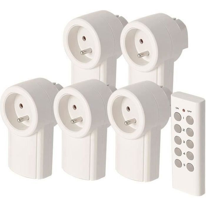 SCS SENTINEL 5-Pack Remote Controlled Sockets - 2300W