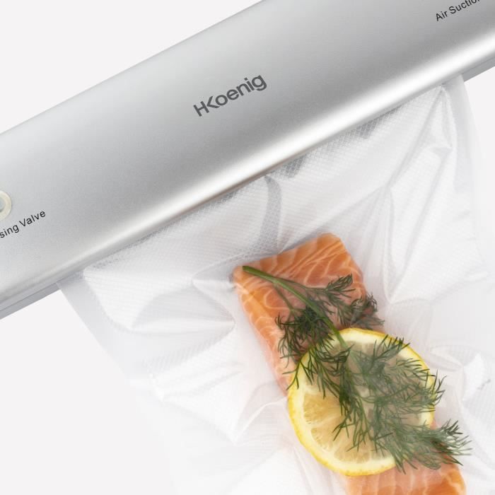 HKoeNIG Vacuum Sealer - SSV32 - Maximum Sealing Width of 30 cm - Stainless Steel