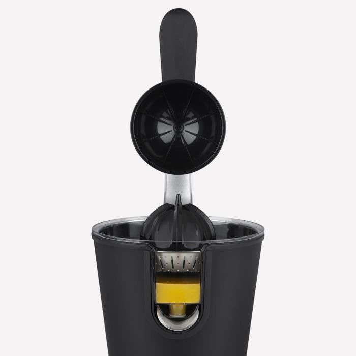 H.Koenig Citrus Juicer - AGR82 - Electric - 160 W - Matte Black and Stainless Steel