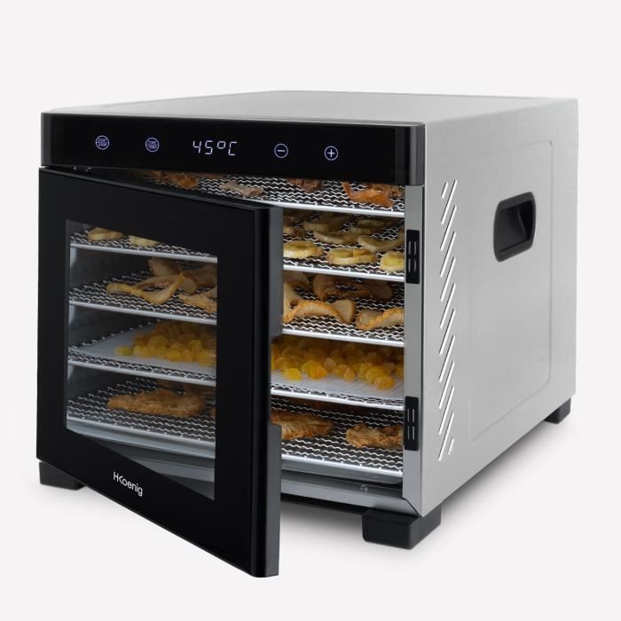 Déshydrateur HKoeNIG - DSY900 - Température de 35°C a 70°C - Minuterie intégrée - 650W