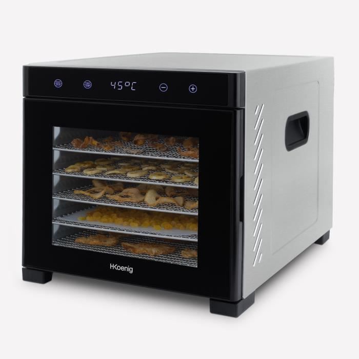 Déshydrateur HKoeNIG - DSY900 - Température de 35°C a 70°C - Minuterie intégrée - 650W