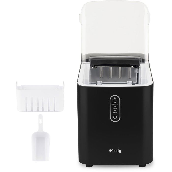 Machine a Glacons - HKoeNIG - KUB14 - 12 kg - 1L - 120 W - Noir