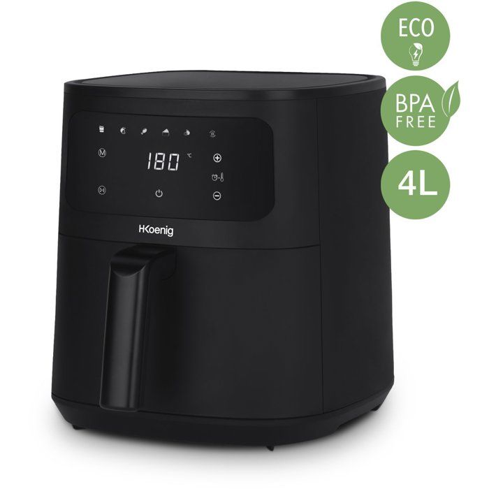 HKoeNIG Air Fryer - FRY840 - 4 L Capacity - 6 Cooking Programs - 1300W