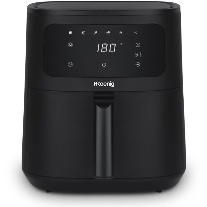 HKoeNIG Air Fryer - FRY880 - 8 L Capacity - 6 Cooking Programs - 1700W
