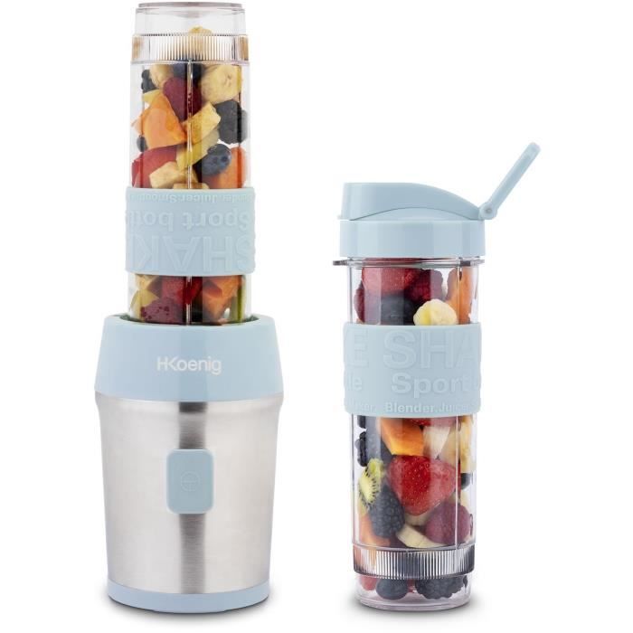 H.KoeNIG Mini Blender - 300W - 570 ml - Pastel Blue - SMOO16