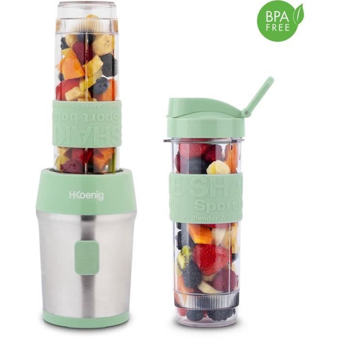 H.KoeNIG Mini Blender - 300W - 570 ml - Pastel Green - SMOO18