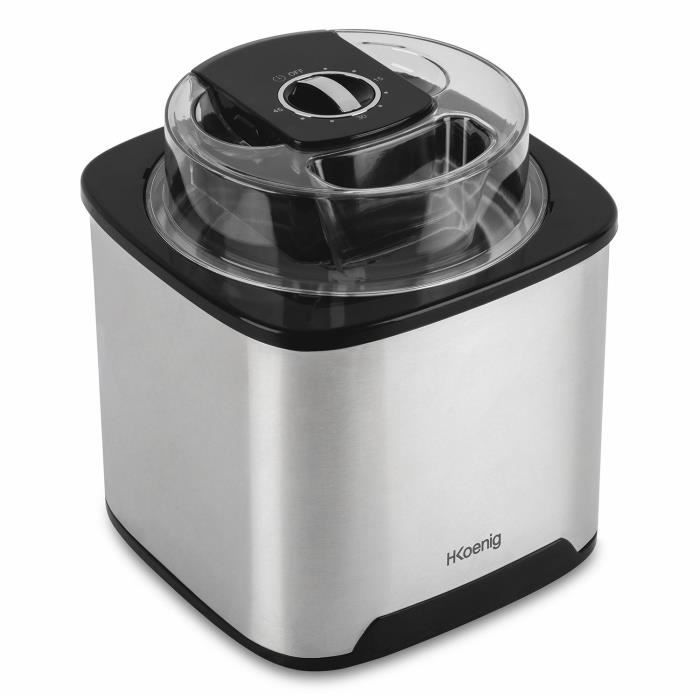 Sorbetiere HKoeNIG - SRB80 - Capacité 2 L - Préparation rapide: 30 a 40 min - 12W