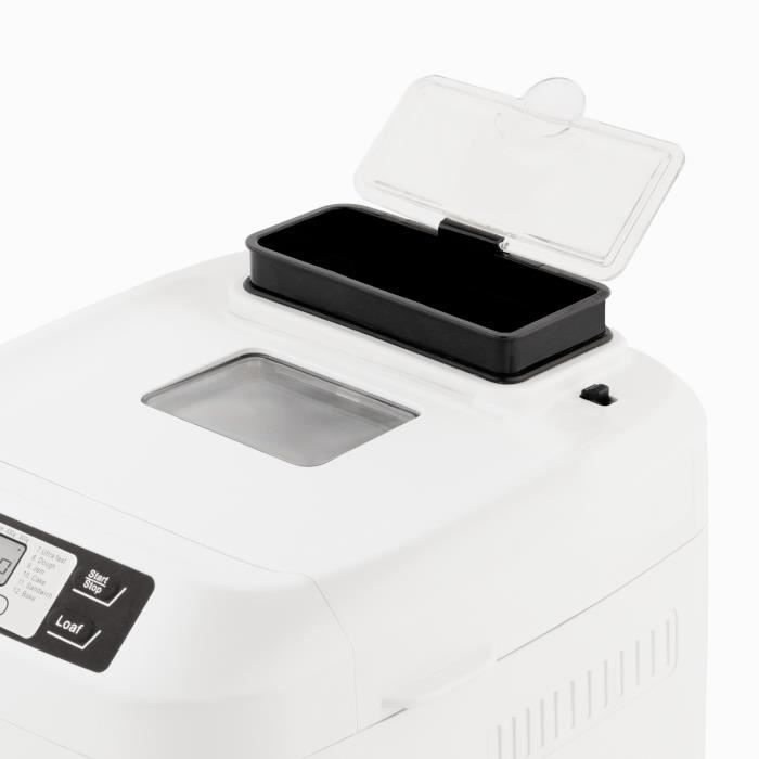 HKoeNIG Bread Maker - BAKE340 - 12 Programs - 3 Baking Levels - 800 g Capacity