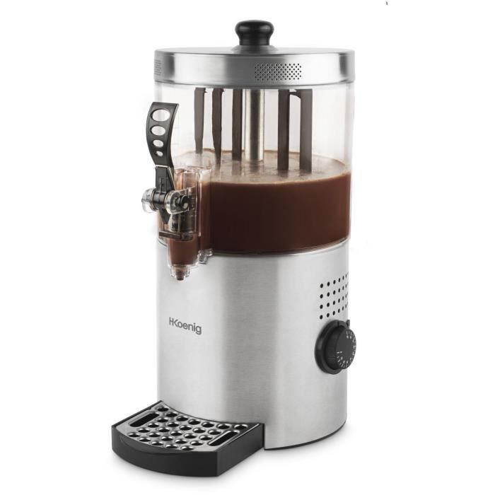 H.Koenig SHK800 Hot Chocolate Dispenser - 3 L - 1200W - Stainless Steel