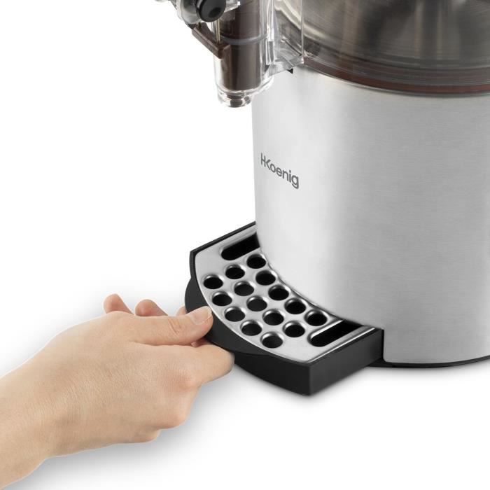 H.Koenig SHK800 Hot Chocolate Dispenser - 3 L - 1200W - Stainless Steel