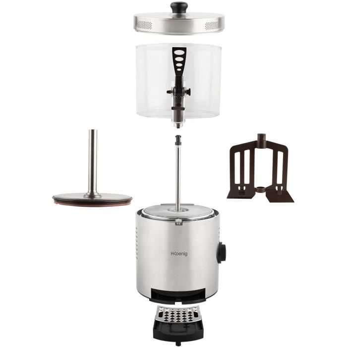 H.Koenig SHK800 Hot Chocolate Dispenser - 3 L - 1200W - Stainless Steel