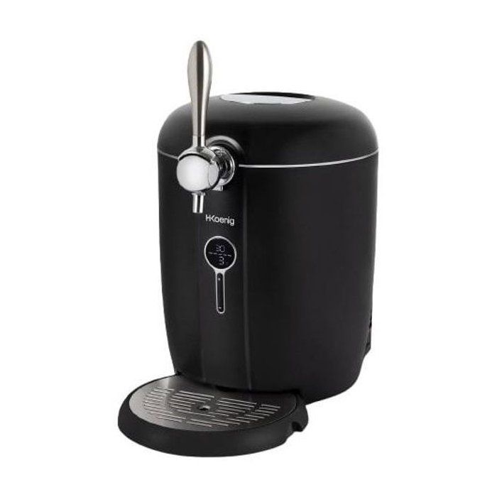 HKoeNIG Beer Dispenser - BW1688 - 6 L Capacity - Adjustable Temperature 3°C to 12°C