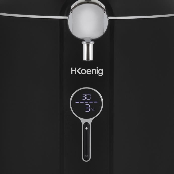 HKoeNIG Beer Dispenser - BW1688 - 6 L Capacity - Adjustable Temperature 3°C to 12°C