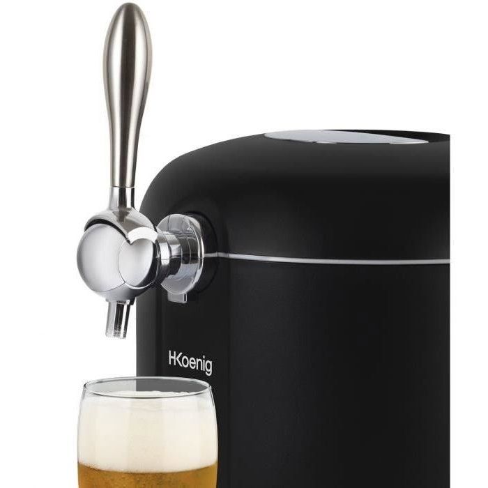 HKoeNIG Beer Dispenser - BW1688 - 6 L Capacity - Adjustable Temperature 3°C to 12°C