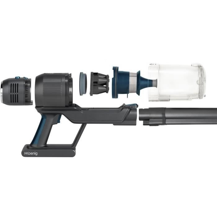 HKoeNIG PowerFlex+ UPX26 2-in-1 Cordless Stick Vacuum Cleaner - 220W - Up to 40 Min Run Time - Lightweight