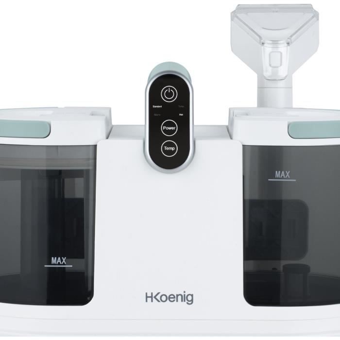 H.Koenig Hot Water Textile Cleaner - TWT88 - 1200W - 1600 ml - 250 ml/min