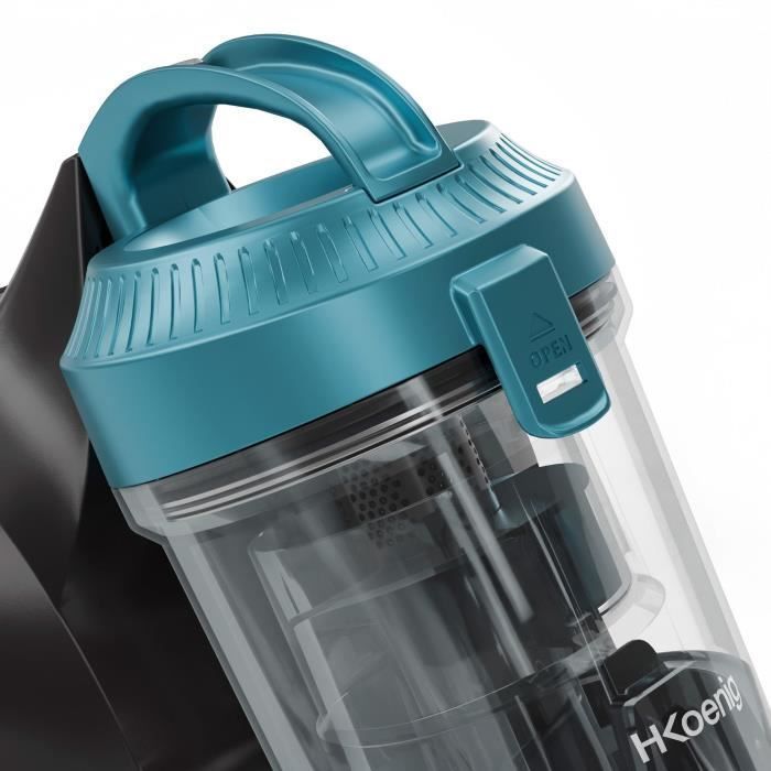 H.Koenig Bagless Canister Vacuum Cleaner - 700W - 78dB - Class A - 2 L STC48