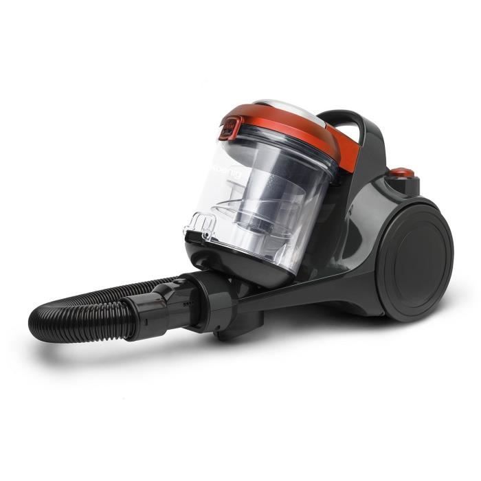 H.Koenig Bagless Canister Vacuum Cleaner - 850W - 79dB - Class A - 2.5 L STC58