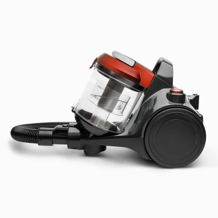 H.Koenig Bagless Canister Vacuum Cleaner - 850W - 79dB - Class A - 2.5 L STC58