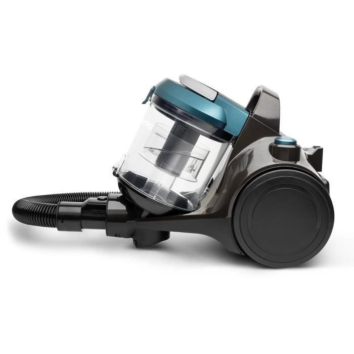 H.Koenig Bagless Canister Vacuum Cleaner - 850W - 79dB - Class A - 2.5 L STC62