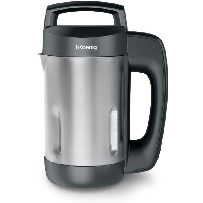 H.Koenig Heated Blender - MXC20 - 850 W - 1.1 L - Stainless Steel - Black