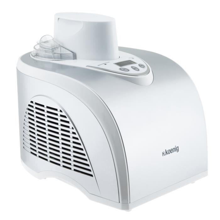 Turbine a glaces HKoeNIG - HF180 - Capacité 1 L - Préparation rapide: 30 a 40min - 135W