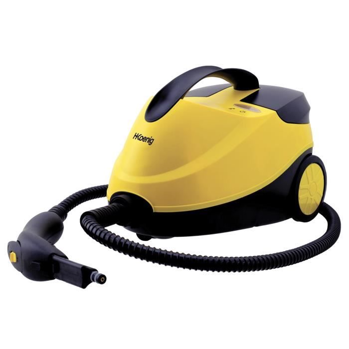 H.Koenig Steam Cleaner - NV6200 - 4 Bar Pressure - 1.5 L Capacity - 45min Runtime
