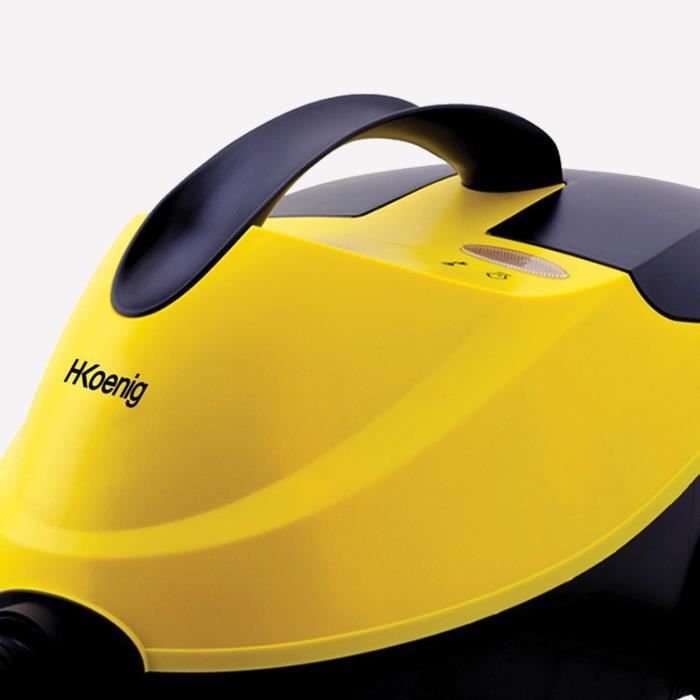 H.Koenig Steam Cleaner - NV6200 - 4 Bar Pressure - 1.5 L Capacity - 45min Runtime