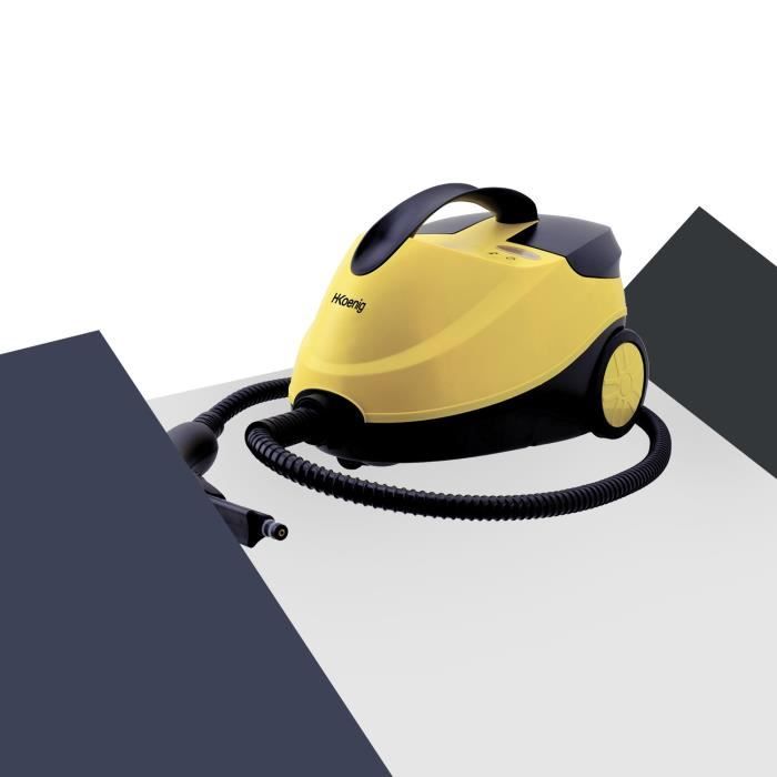 H.Koenig Steam Cleaner - NV6200 - 4 Bar Pressure - 1.5 L Capacity - 45min Runtime
