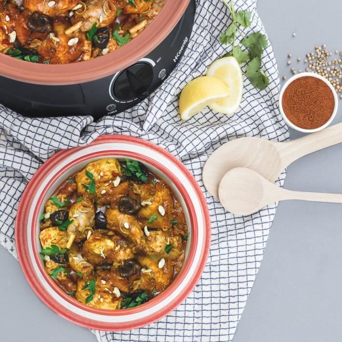 Tajine électrique HKoeNIG - TAJ3 - Capacité 3L - Température réglable - 600W