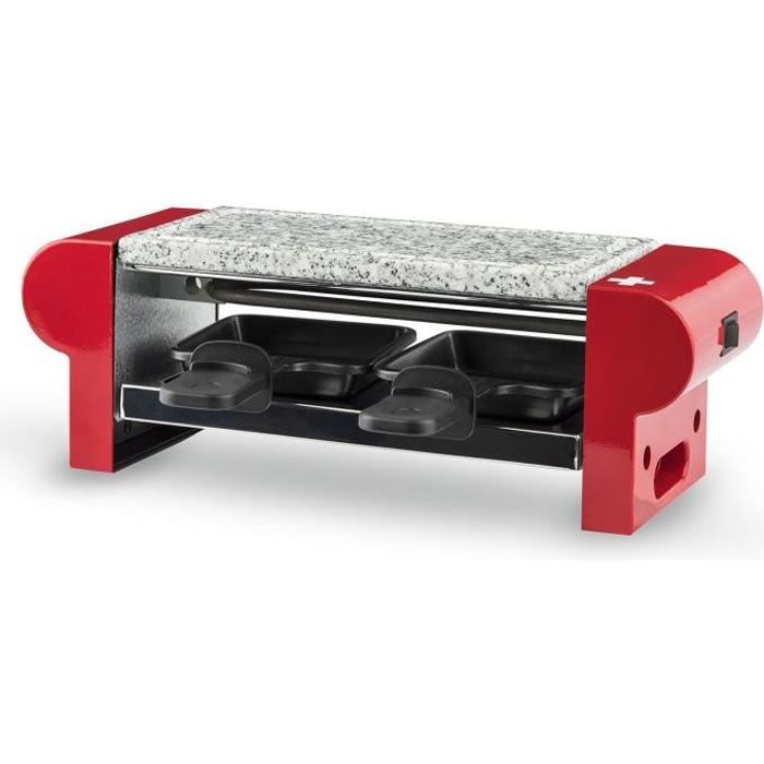 H.Koenig Raclette Grill - RP2 - Serves up to 2 People - Granite Plate - 350W