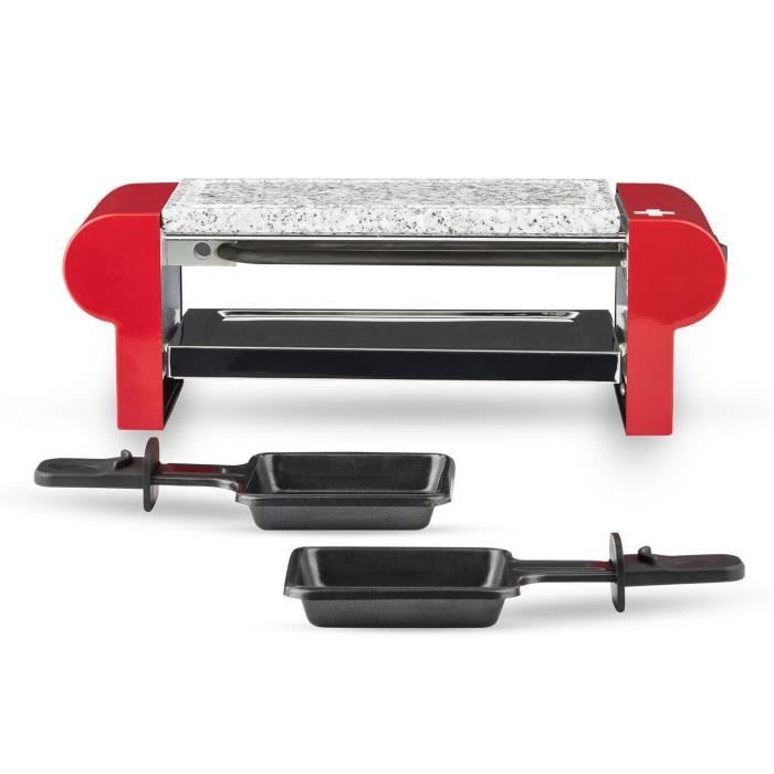H.Koenig Raclette Grill - RP2 - Serves up to 2 People - Granite Plate - 350W