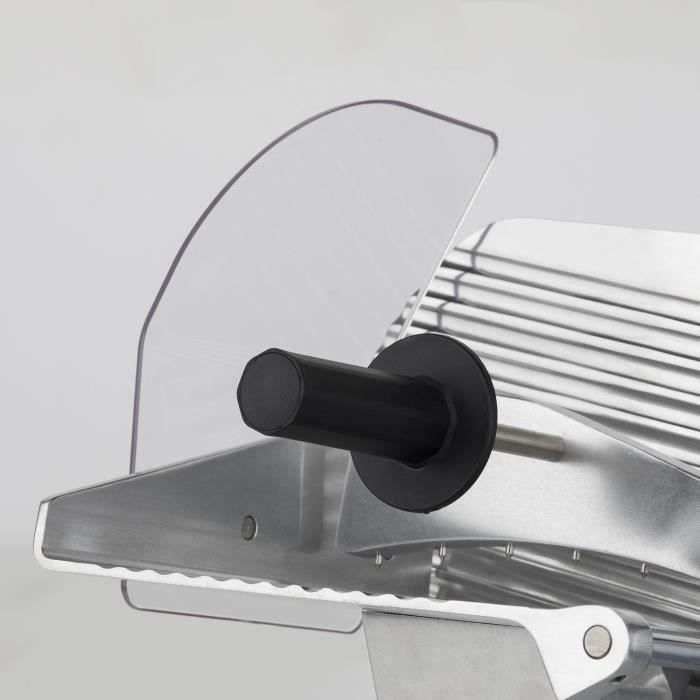 H.Koenig Meat Slicer - MSX252 - 25 cm Blade - Adjustable Thickness 0-12 mm