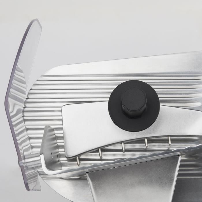 H.Koenig Meat Slicer - MSX220 - 240 W - 220 mm Blade - Adjustable Thickness 0-12 mm