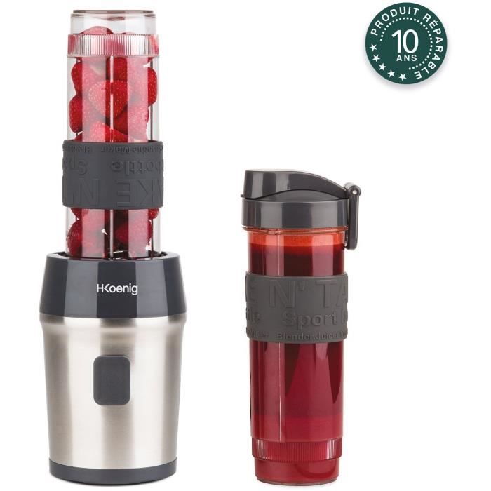 H.Koenig Mini Blender - SMOO9 - 300W - 570 ml - Black