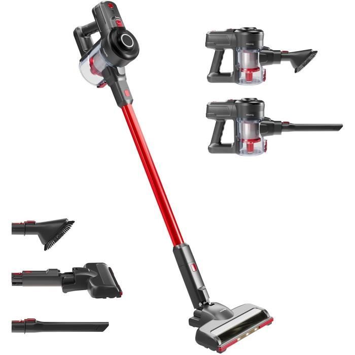 H.Koenig Cordless Stick Vacuum Cleaner - UP600 - 2-in-1, 155W Power