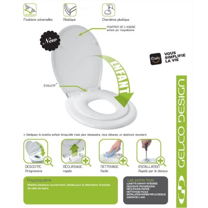 Abattant pour adulte et enfant Bambino