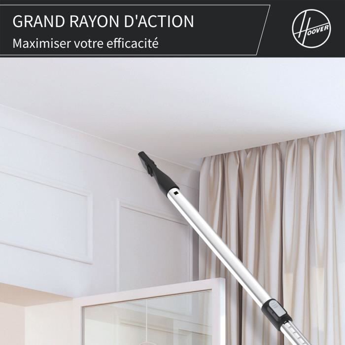 HOOVER HP320PET Bagless Cylinder Vacuum Cleaner - 850W - 2 L - 75 dBA - Pet-Friendly