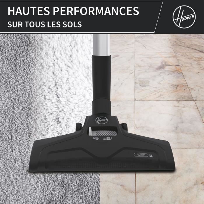 HOOVER HP320PET Bagless Cylinder Vacuum Cleaner - 850W - 2 L - 75 dBA - Pet-Friendly