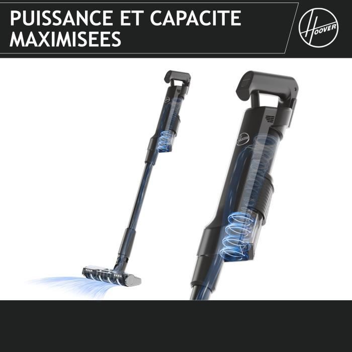 HOOVER Cordless Stick Vacuum Cleaner - HF201P - Ultra-lightweight, 50AW Turbo Brush