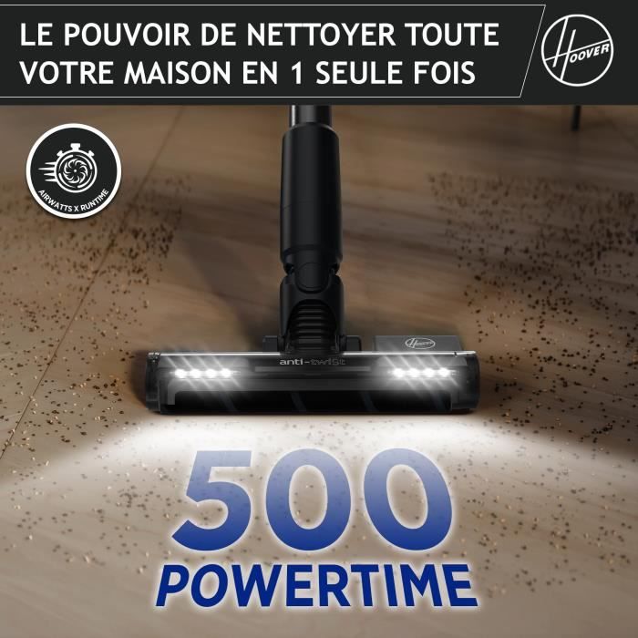 HOOVER Cordless Stick Vacuum Cleaner - HF201P - Ultra-lightweight, 50AW Turbo Brush