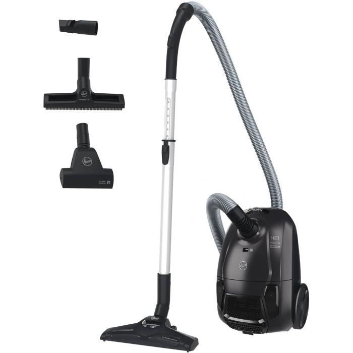 HOOVER HE1 Bagged Cylinder Vacuum Cleaner - 2.5 L - High Performance on Hard Floors