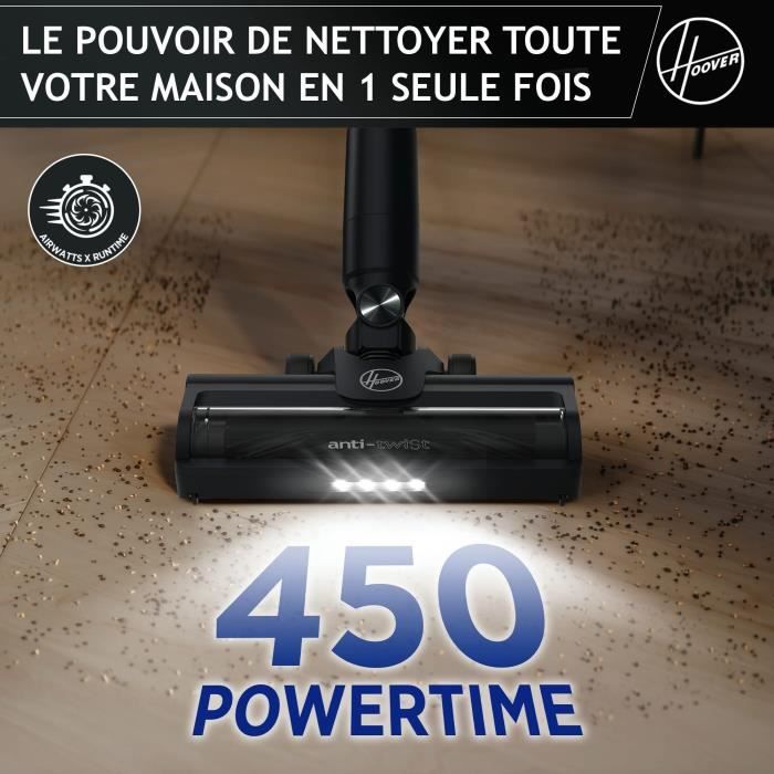 Hoover HF1+ Home Cordless Vacuum Cleaner, 14.8V Battery, 165W Motor, 0.7 L Dustbin 8-V-Lithium-Ionen-Akku 7-Liter