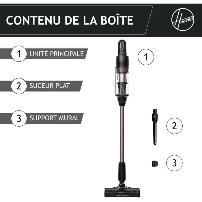 Hoover HF1+ Home Cordless Vacuum Cleaner, 14.8V Battery, 165W Motor, 0.7 L Dustbin 8-V-Lithium-Ionen-Akku 7-Liter