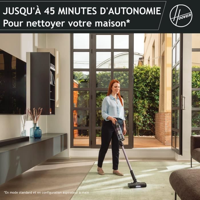 Hoover HF1+ Home Cordless Vacuum Cleaner, 14.8V Battery, 165W Motor, 0.7 L Dustbin 8-V-Lithium-Ionen-Akku 7-Liter