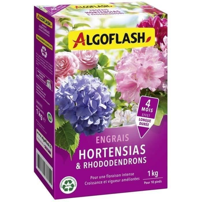 ALGOFLASH NATURASOL Fertilizer for Hydrangeas - 1 kg - Supports Flower Color