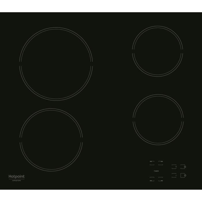 HOTPOINT HR631C Ceramic Hob - 4 Burners - 60 cm - Black