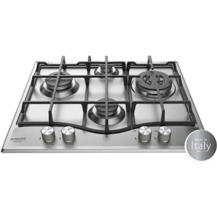 HOTPOINT Gas Hob - 4 Burners - W 60 x D 51 cm - PNN 641 IX
