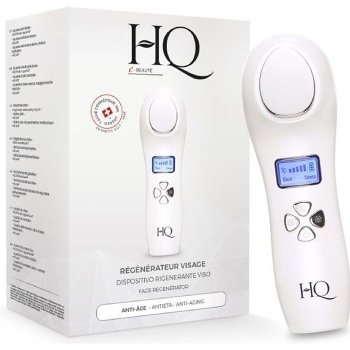 HQ Anti-Aging Face Rejuvenator - Cordless - 800 mAh Lithium Battery - White